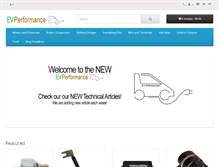 Tablet Screenshot of evperformance.com